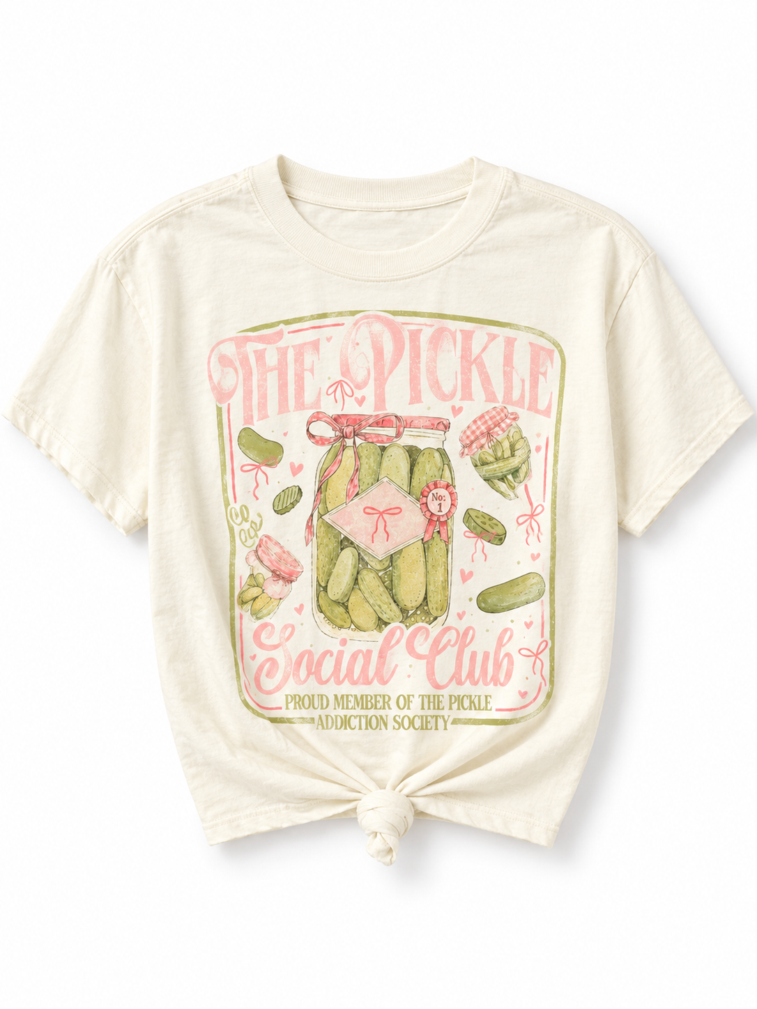 Plus/Reg Short Sleeve "The Pickle Social Club" Graphic Tee