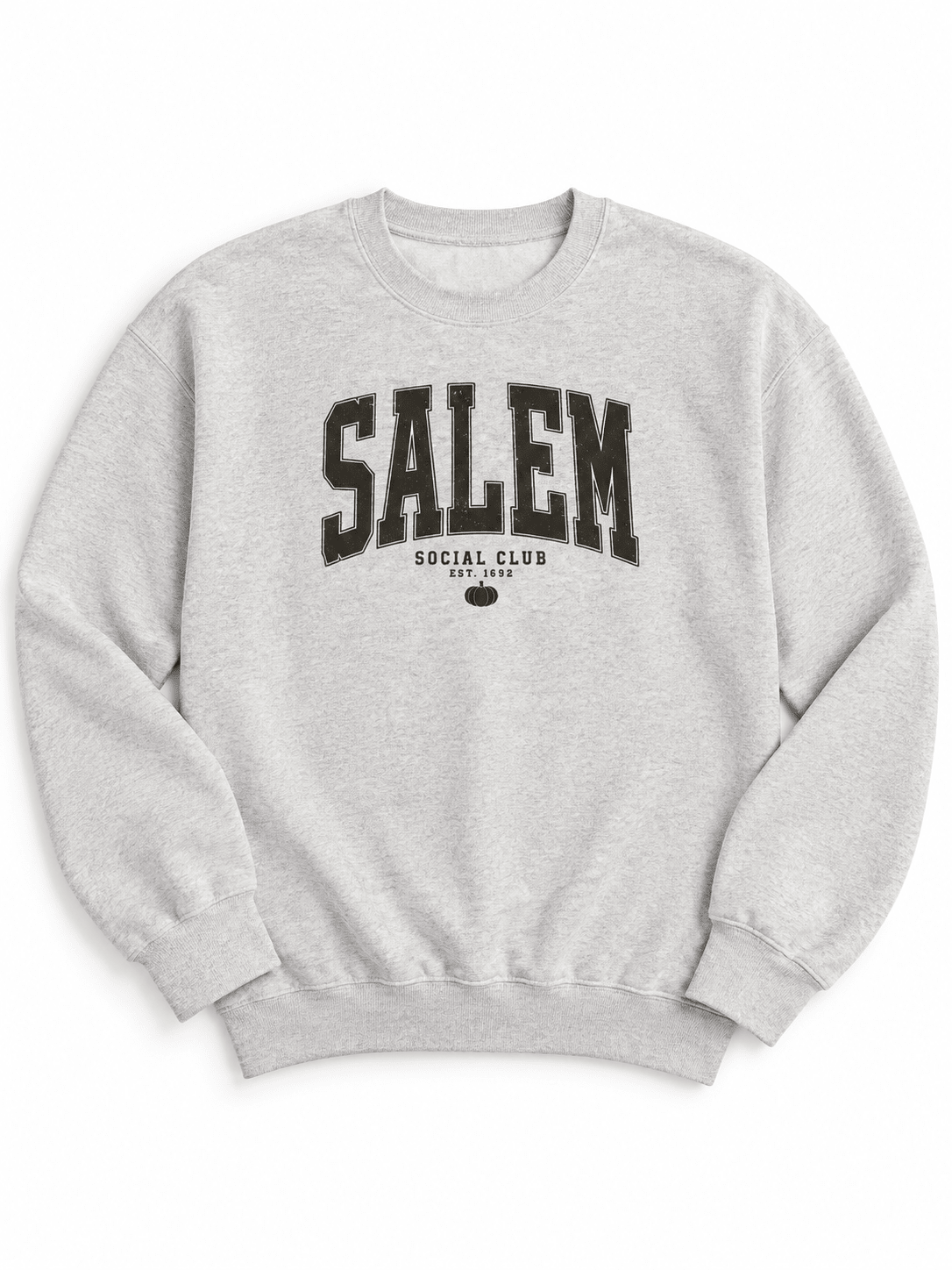 Plus/Reg Long Sleeve Salem Social Club Graphic Sweatshirt - Freckled Poppy