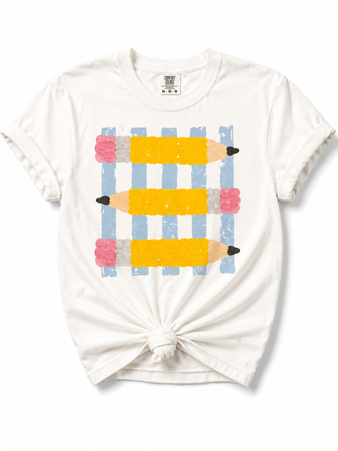Plus/Reg Short Sleeve School Pencils Graphic Tee