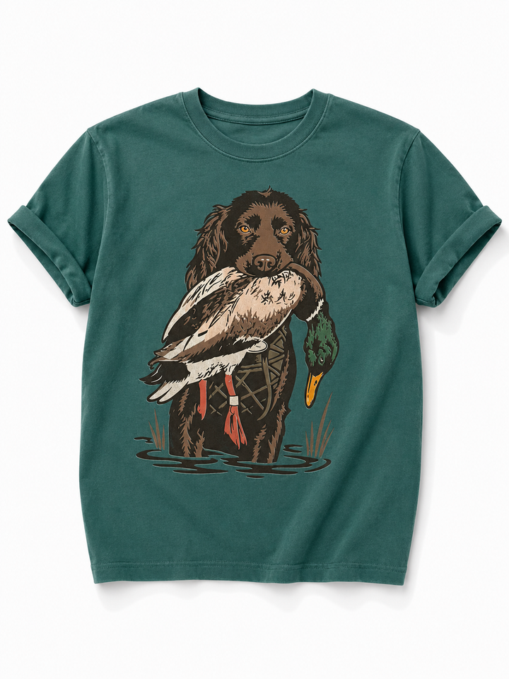 Plus/Reg Short Sleeve Duck Hunter Cocker Spaniel  Graphic Tee