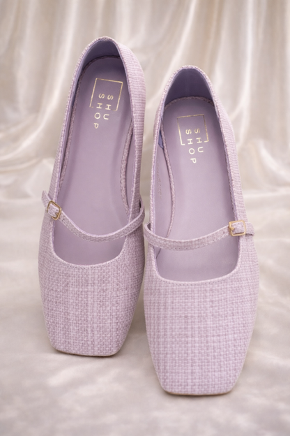 Shu Shop Woven Ballet Flats