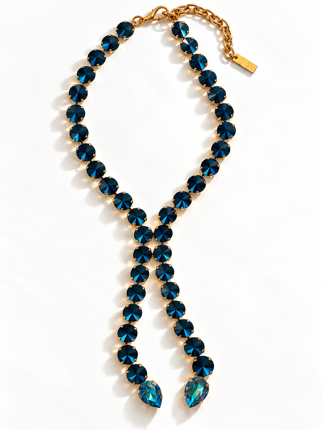 TOVA Split Necklace In Azurro - Freckled Poppy