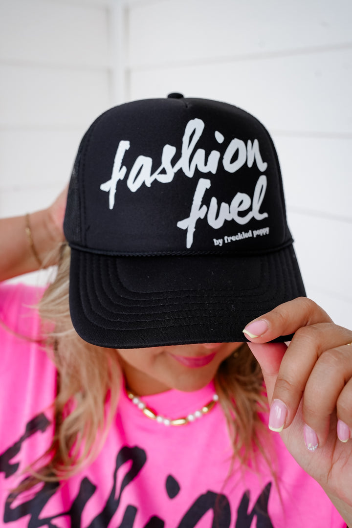 Freckled Poppy "Fashion Fuel" Print Cap