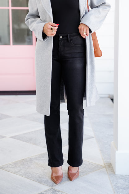 Lovervet Mid Rise Black Bootcut Jeans