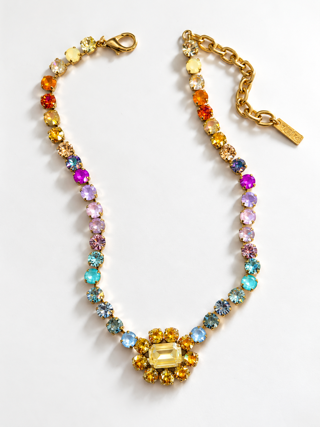 TOVA Mega Edith Plus Crystal Necklace
