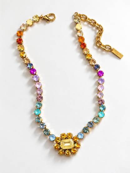 TOVA Mega Edith Plus Crystal Necklace
