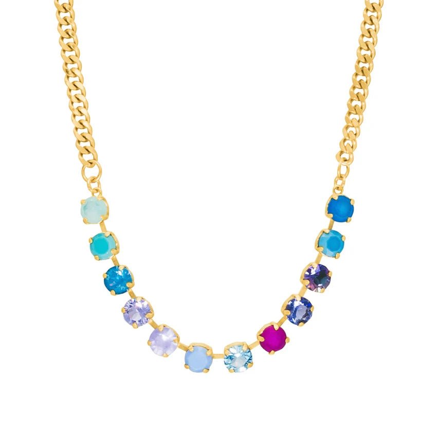 TOVA Mini Oakland Crystal Necklace in Prairie Fairy - Freckled Poppy