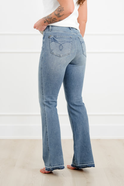 Judy Blue Mid Rise Medium Wash Tummy Control Slim Bootcut Jeans