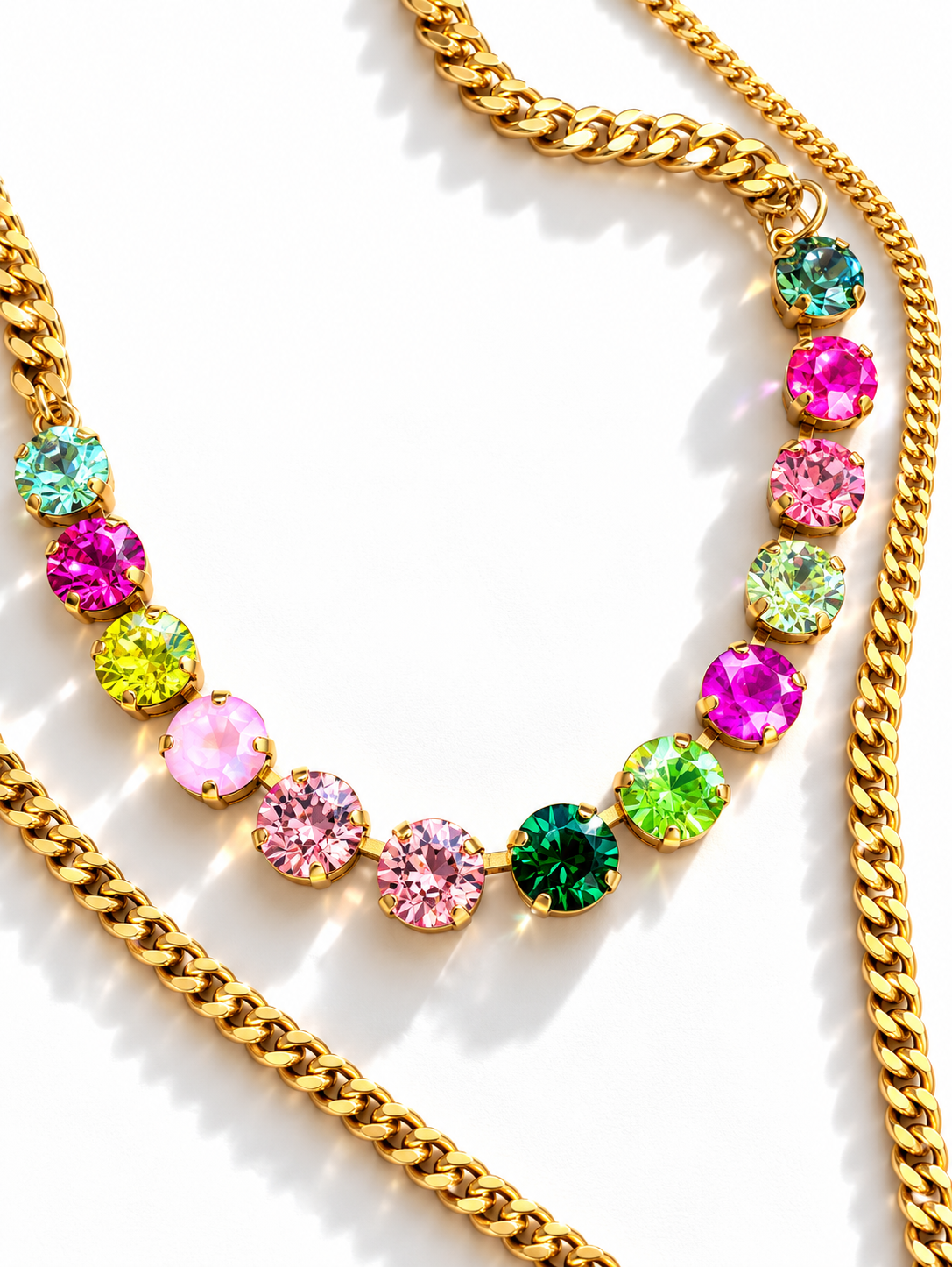 TOVA FP Exclusive Pop Heart Crystal Necklace