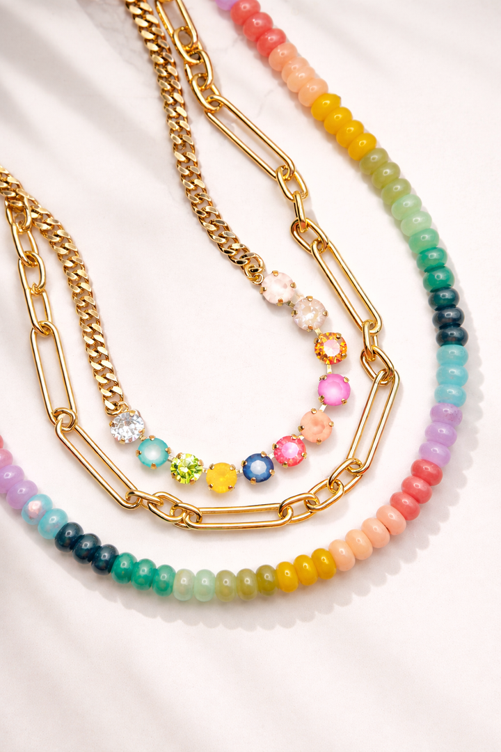 TOVA Jace Rainbow Necklace