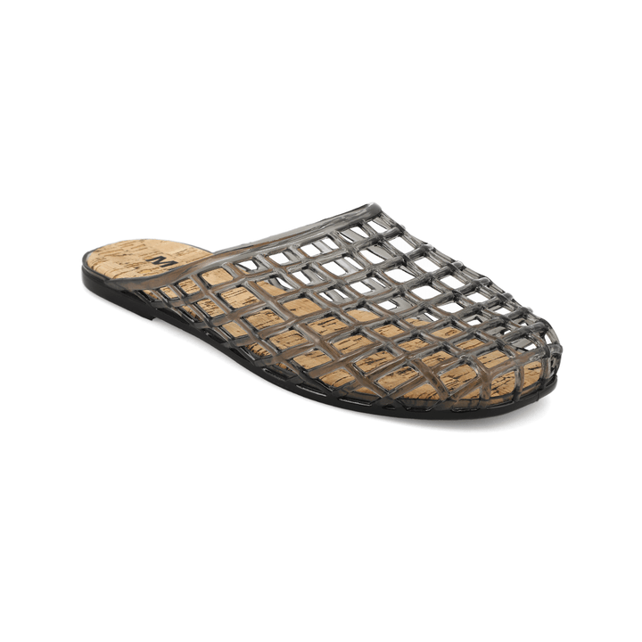 MIA Jelly Cage Slide Sandal with Cork Footbed - Freckled Poppy