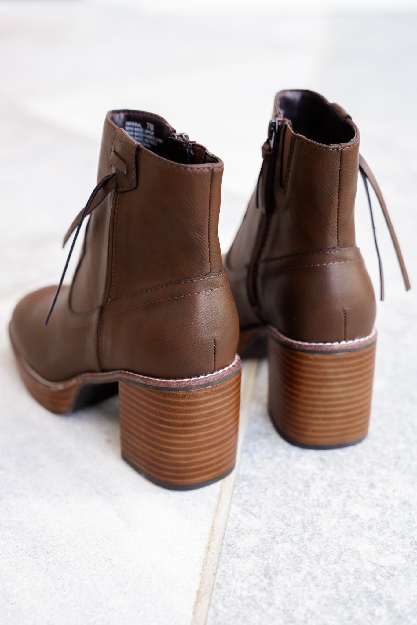 Yellow Box Western Inspired Vegan Leather Ankle Boot