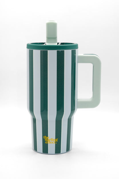 Sicily Stripes Teal Drinkware