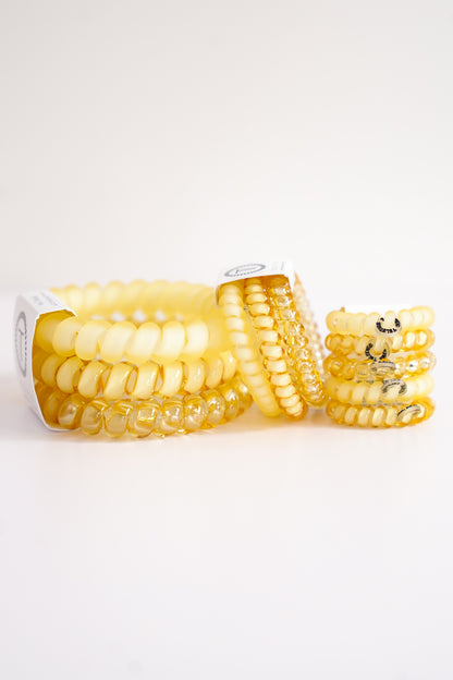Teleties Butter Yellow Hair Ties 2025