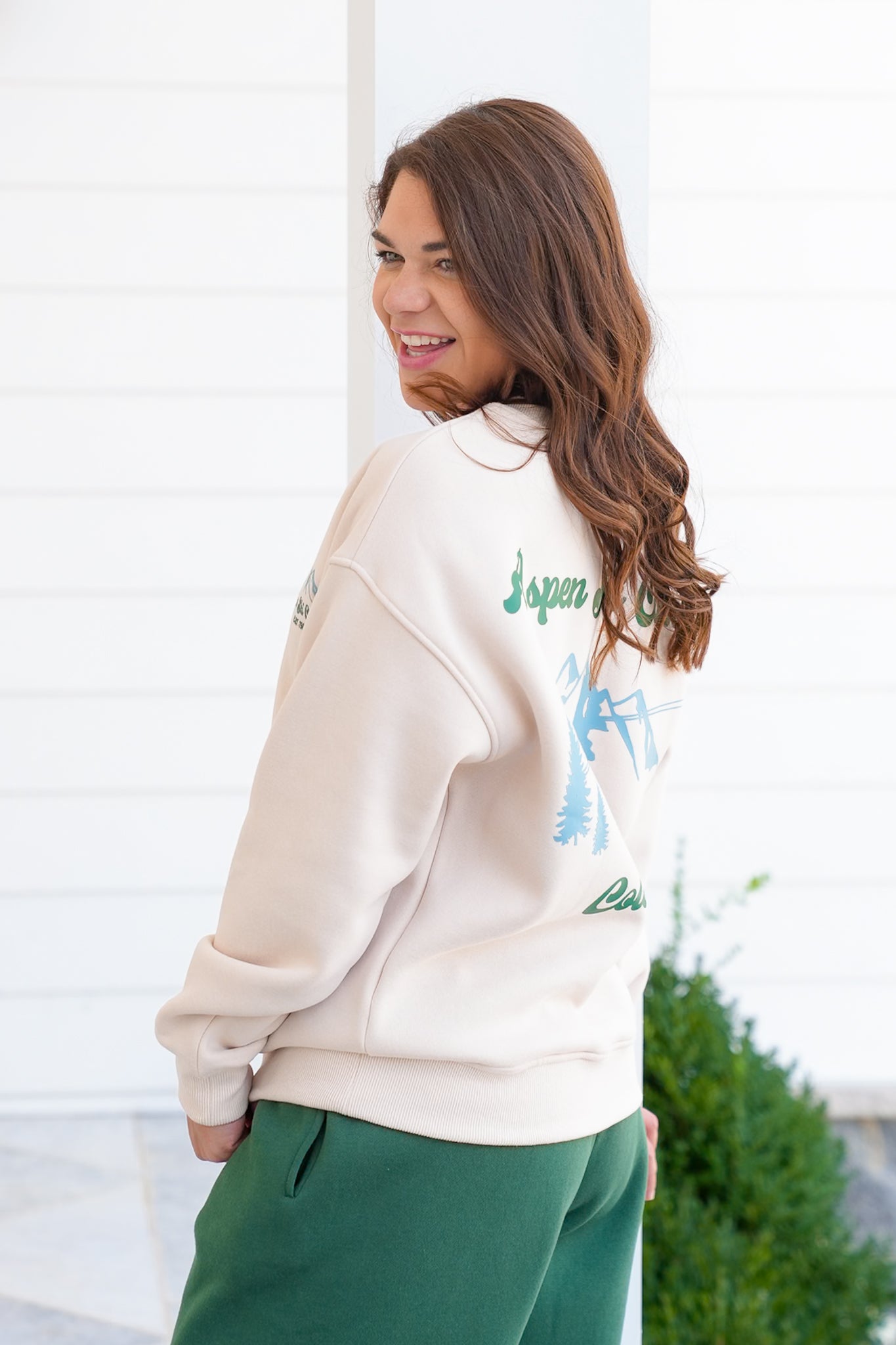 Long Sleeve "Aspen Ski Camp" Pullover Sweatshirt
