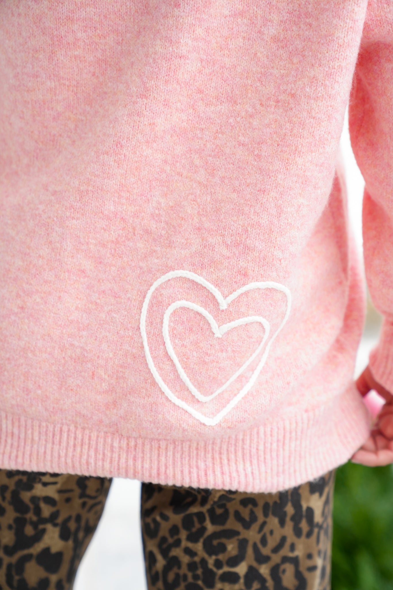 Long Sleeve Embroidered "Wifey" Pullover Sweater