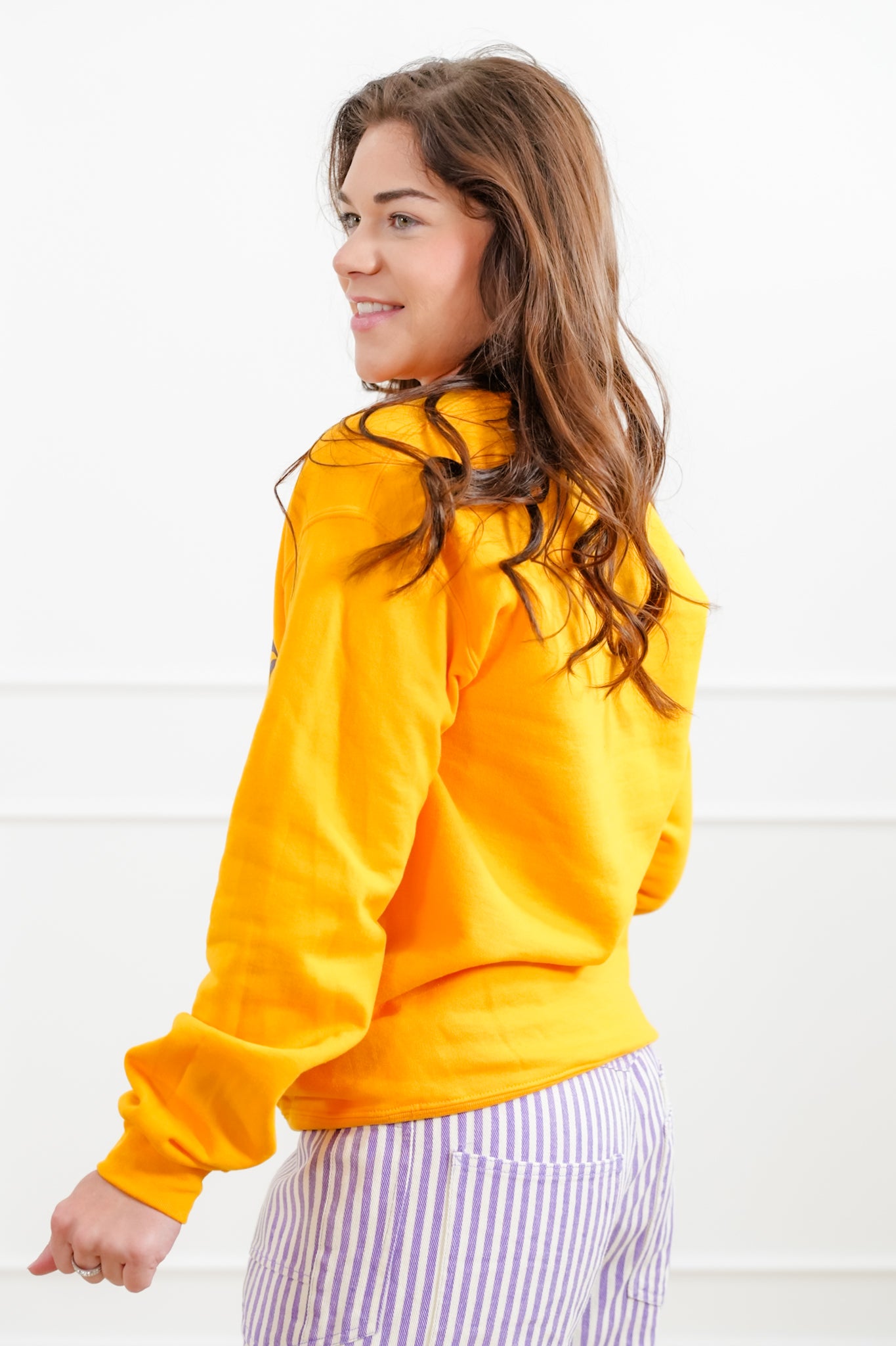 Plus/Reg Long Sleeve "Mardi Gras" Graphic Sweatshirt