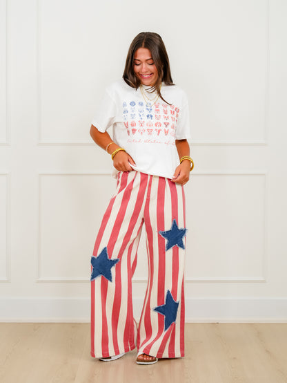 Plus/Reg Short Sleeve "United States Of Dogs" Graphic Tee