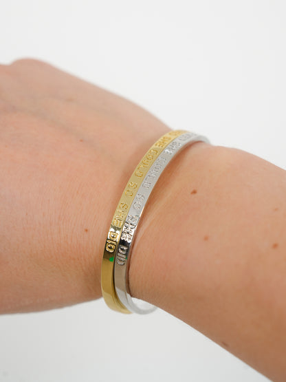 Treasure Jewels She Believed She Could So She Did Bangle