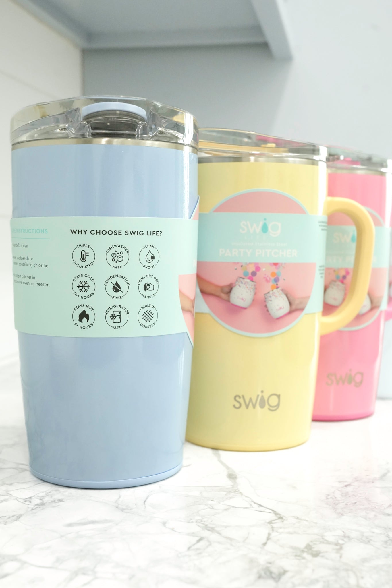 Swig Life Shimmer Party Pitcher 64oz