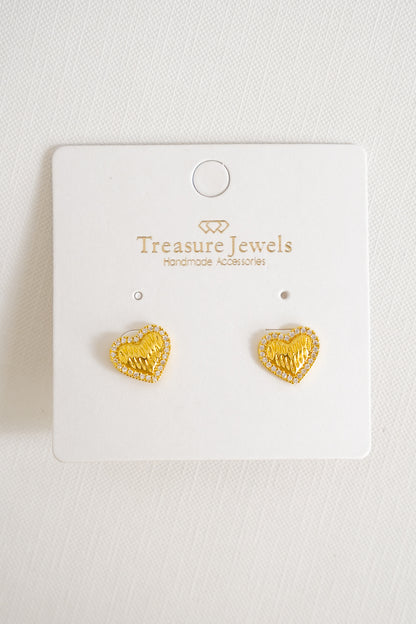 Treasure Jewels Petite Love Stud