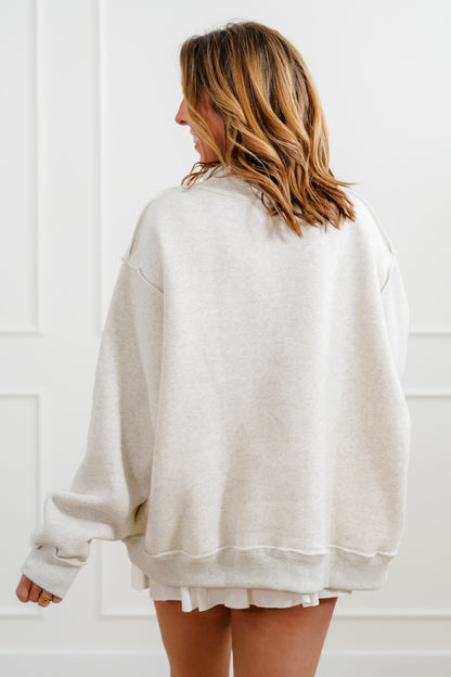 Long Sleeve Reversible "Introvert/Extrovert" Graphic Sweatshirt