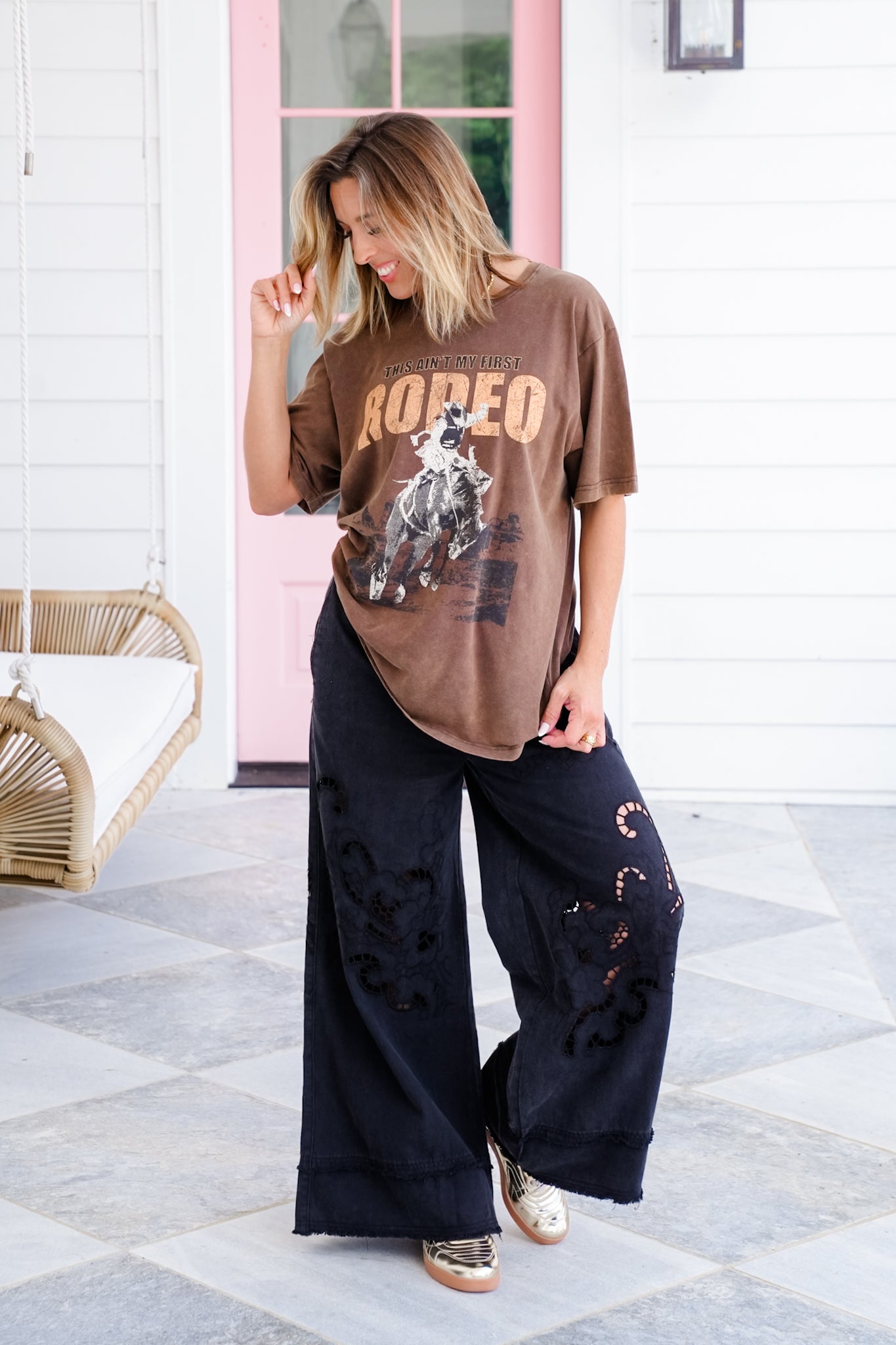 Short Sleeve "This Ain't My First Rodeo" Graphic Tee
