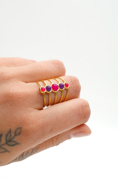 Treasure Jewels Berry Bloom Ring
