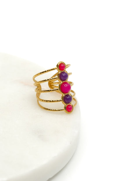 Treasure Jewels Berry Bloom Ring