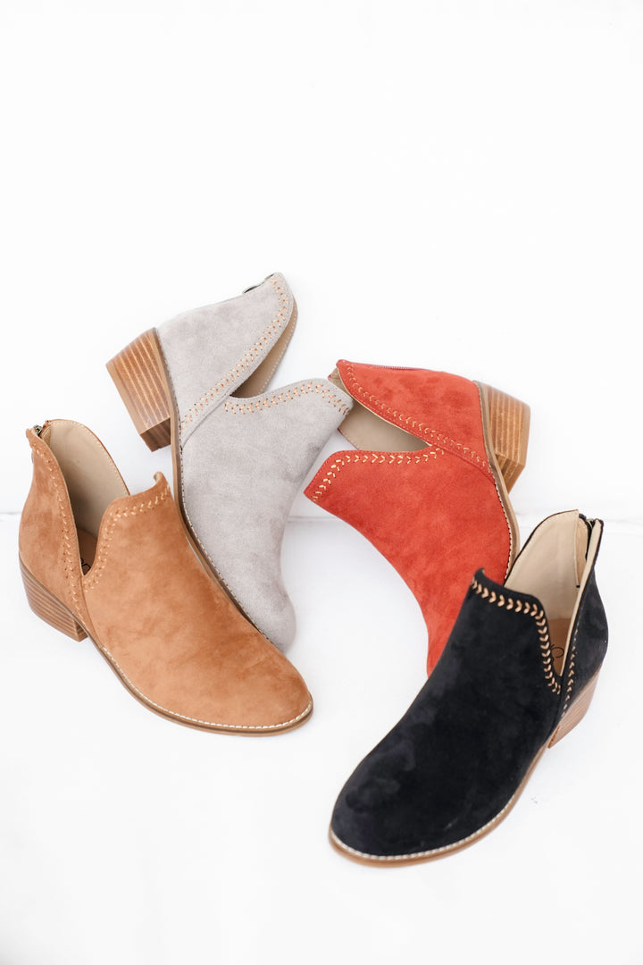 Corky's "Bluffin" Western Inspired Vegan Suede Ankle Boot
