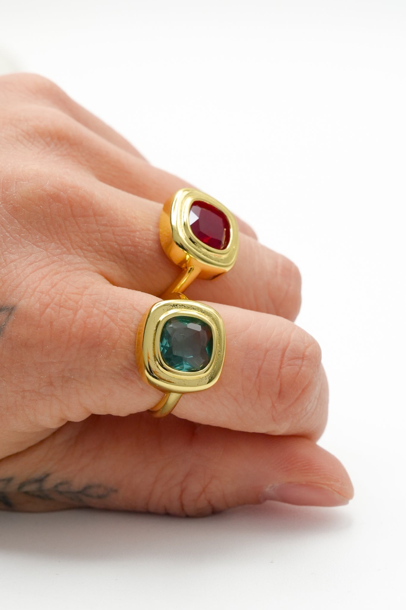 Treasure Jewels Garden Cushion Ring