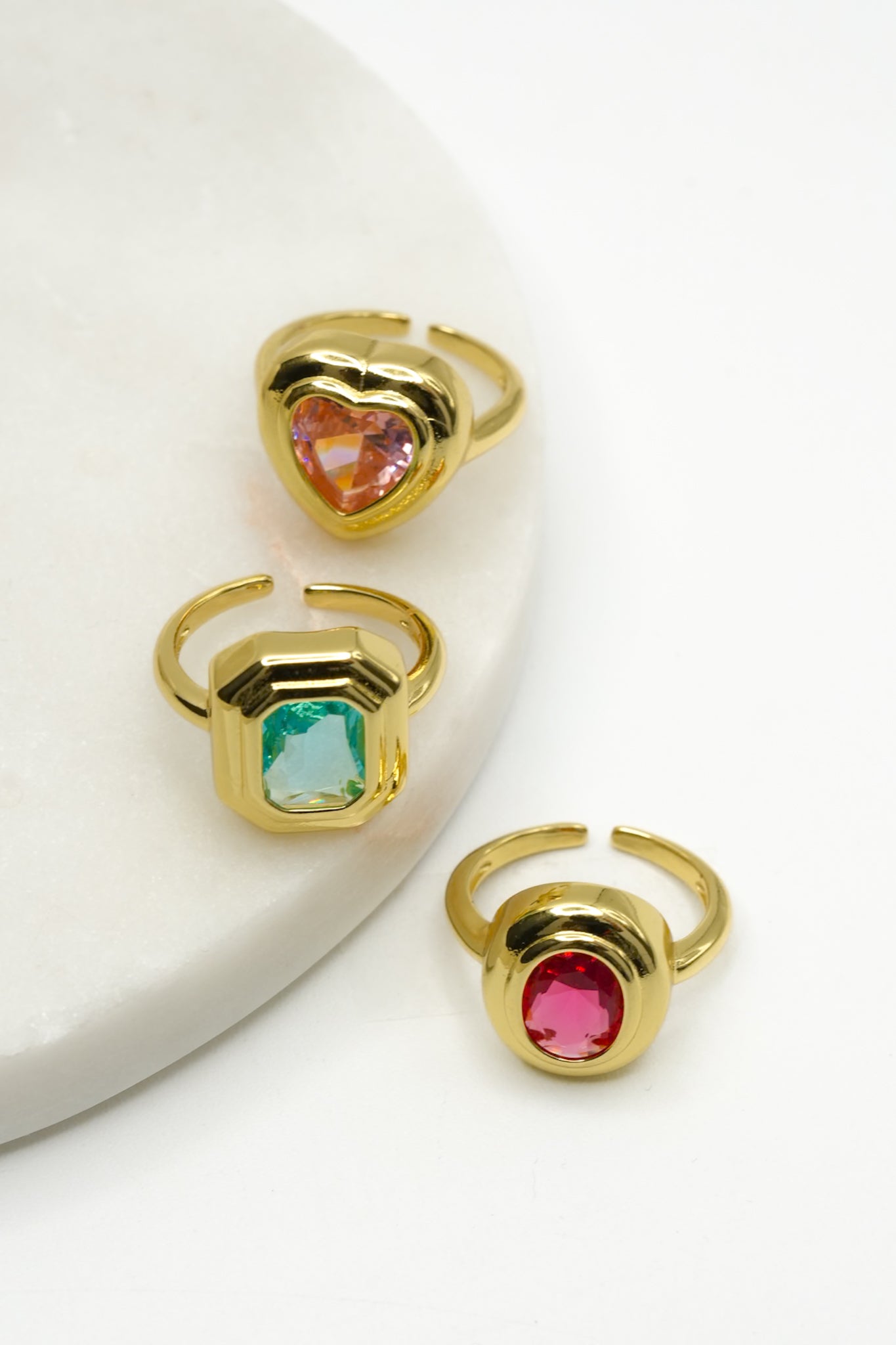 Treasure Jewels Garden Cushion Gem Ring