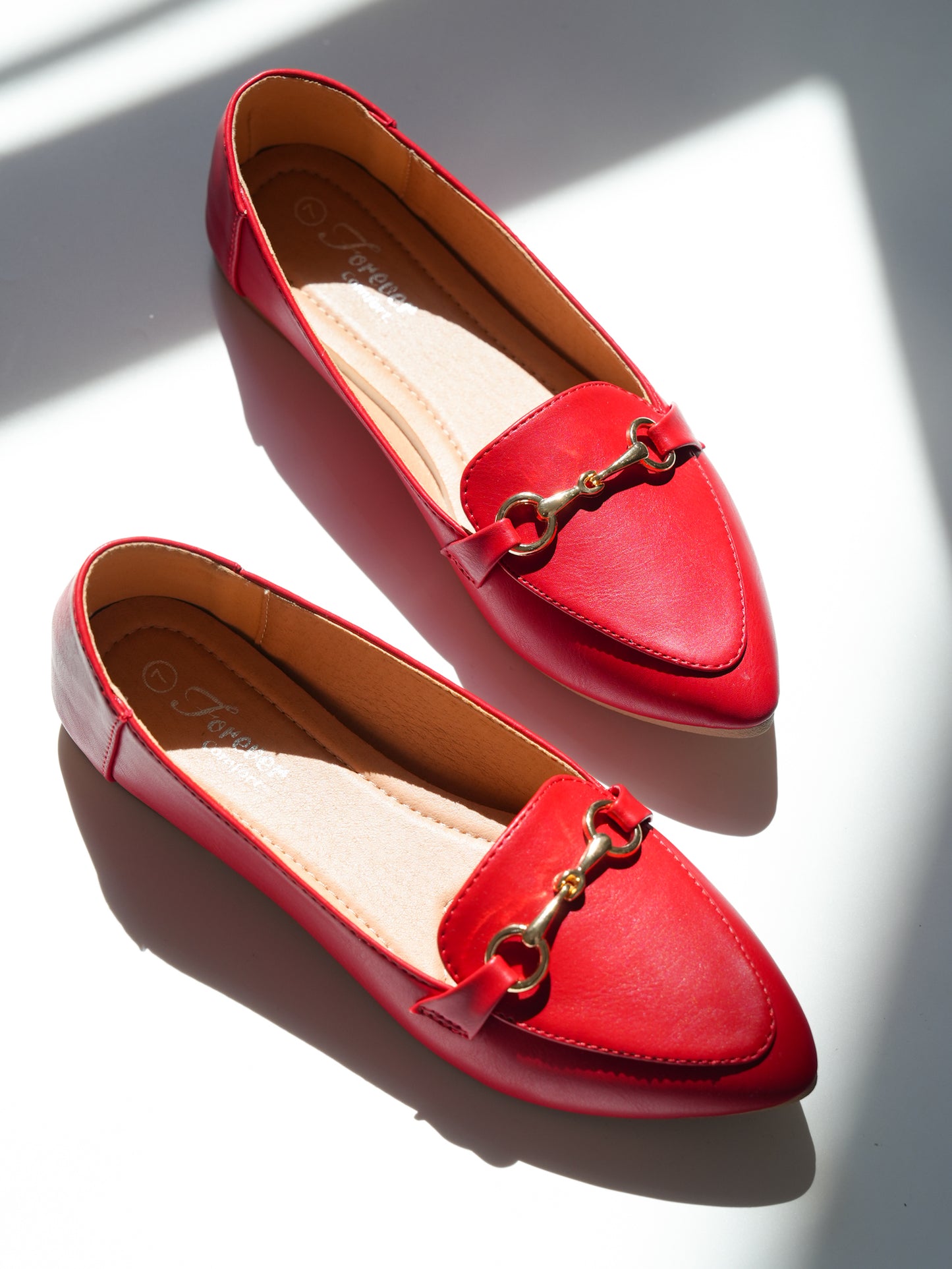 Chic Vegan Leather Slip On Loafers