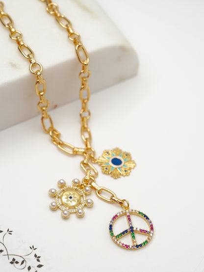 Cluster Charm Necklace