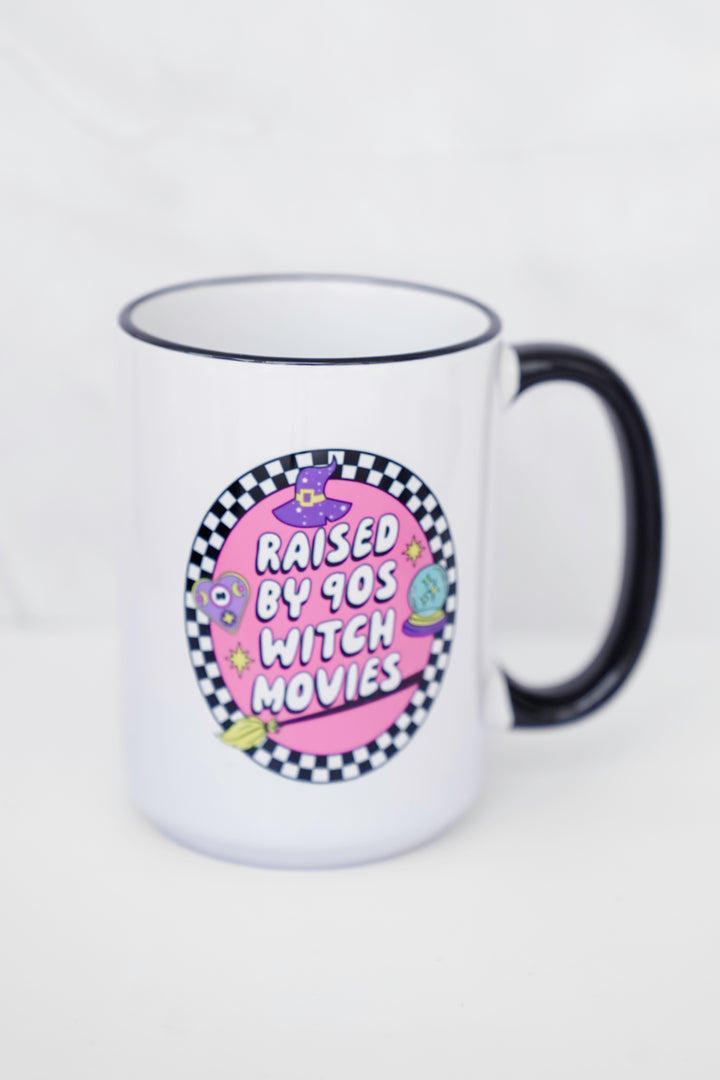 Raised On 90s Witch Movies Halloween Coffee Mug