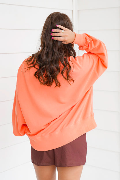 Long Sleeve Halloween Yarn Contour Sweatshirt