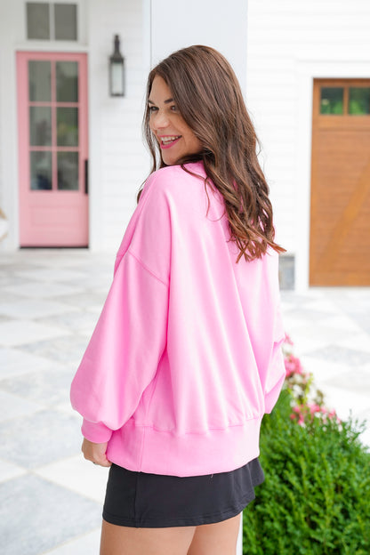 Long Sleeve "Spooky" Ghost Sweatshirt with Sequin Detail