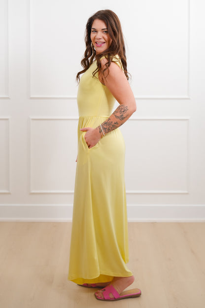 Knit Sleeveless Open Back Wide Leg Jumpsuit