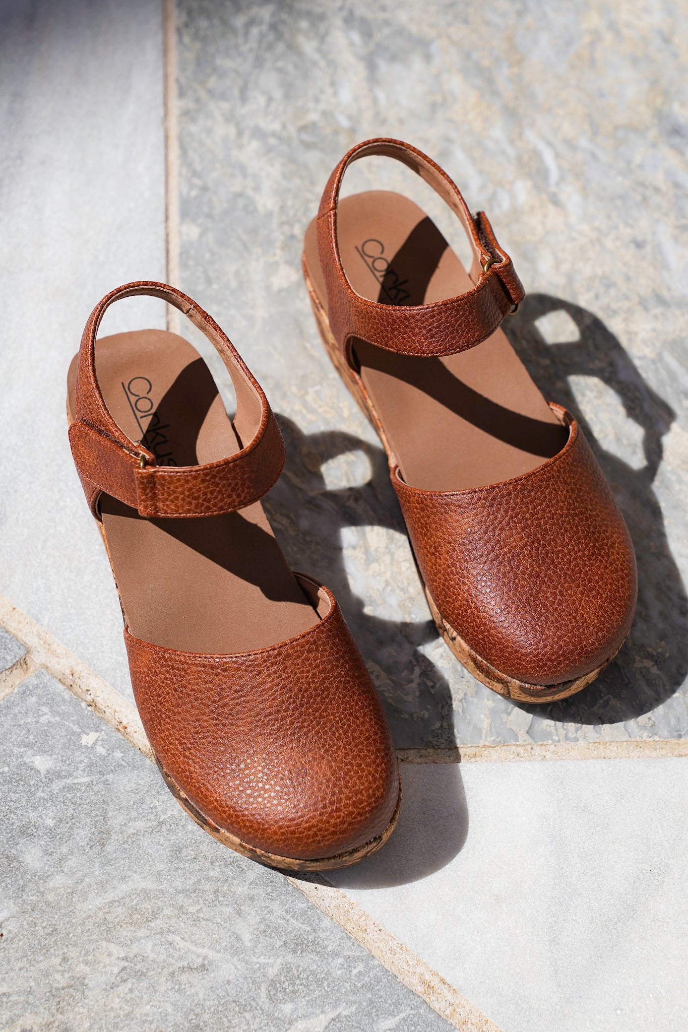 Corky's "All In" Floral Cork Heel Wedge Sandals