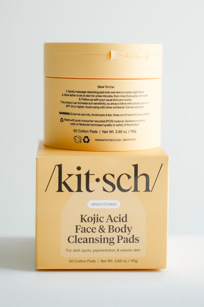 Restock! Kitsch Kojic Acid Face & Body Cleansing Pads *Final Sale*