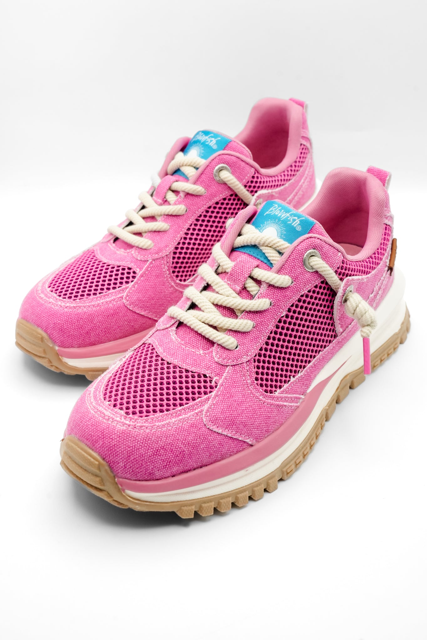 Blowfish Chunky Platform Mesh Panel Lace Up Sneaker