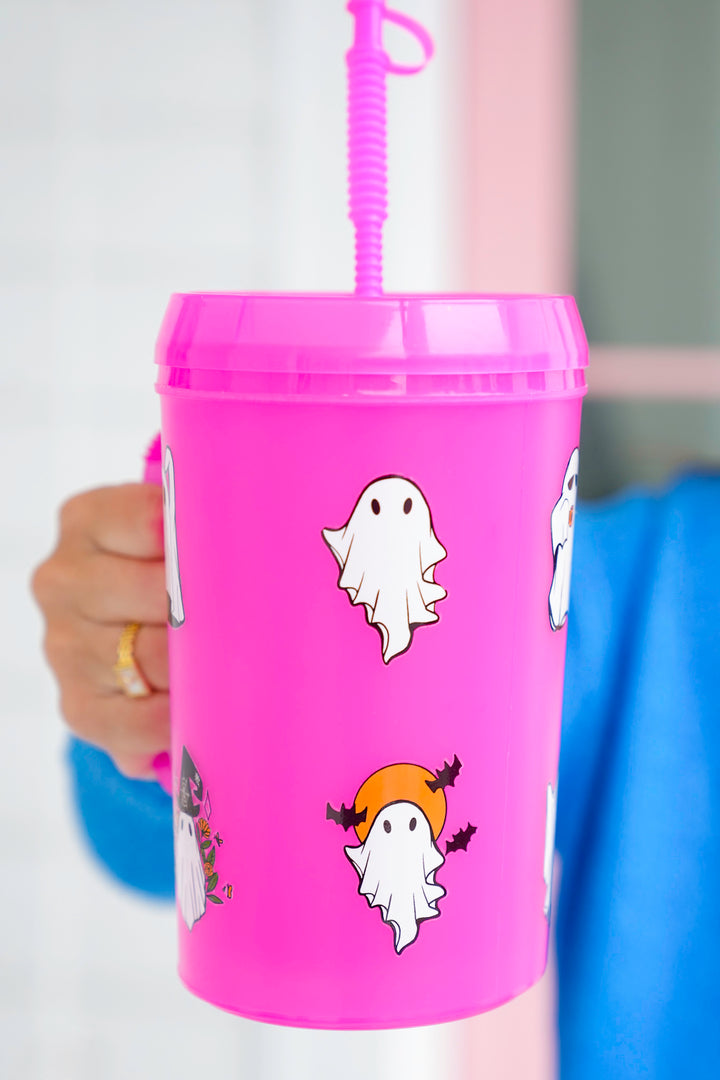 Glow-in-The-Dark Ghost Wrap Hip Sips Mega Mug 34oz