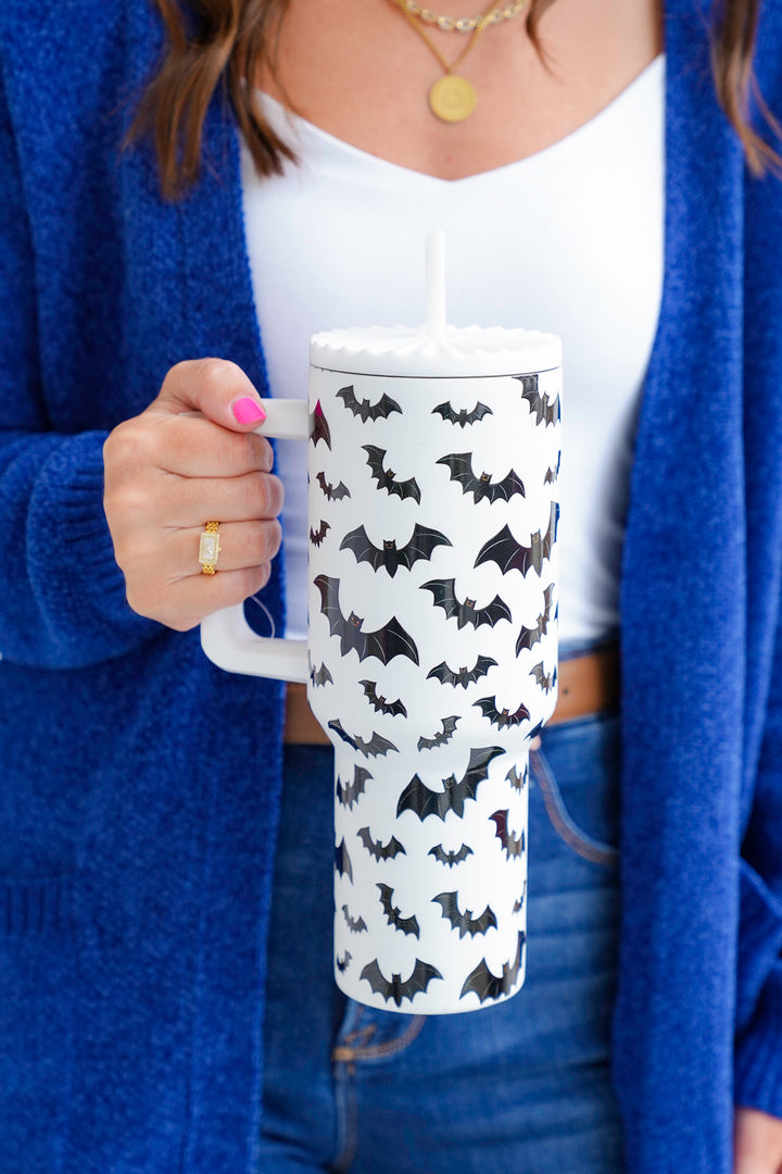 38 oz Bats Halloween Stainless Steel Tumbler