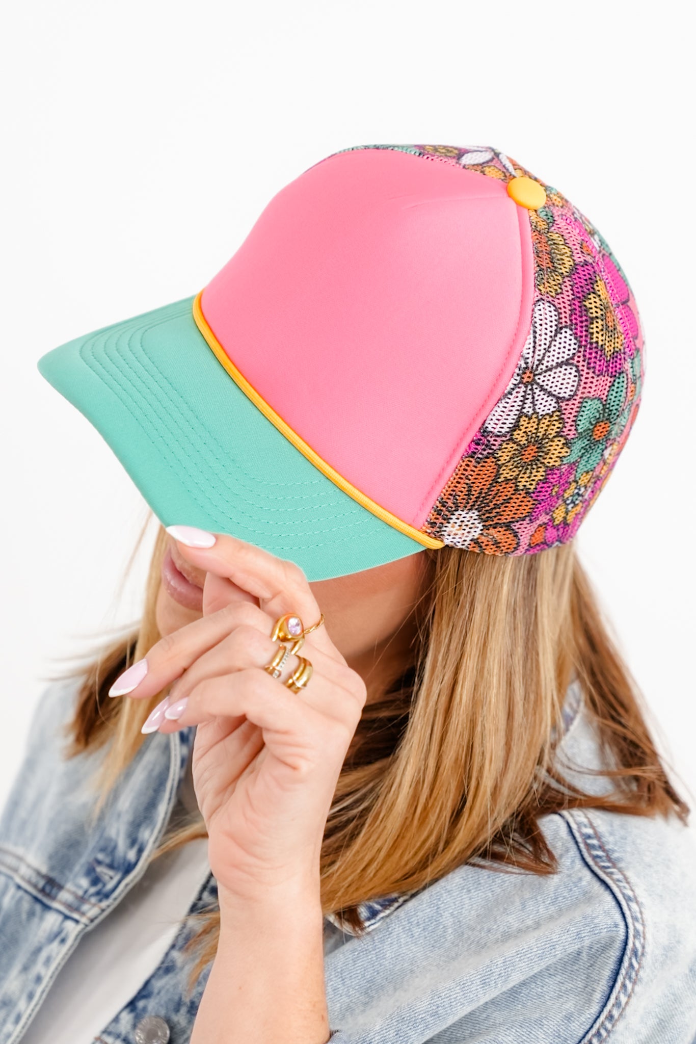 Floral Magna Pony™ Mesh Foam Trucker Hat