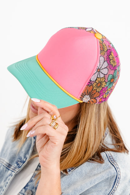 Floral Magna Pony™ Mesh Foam Trucker Hat
