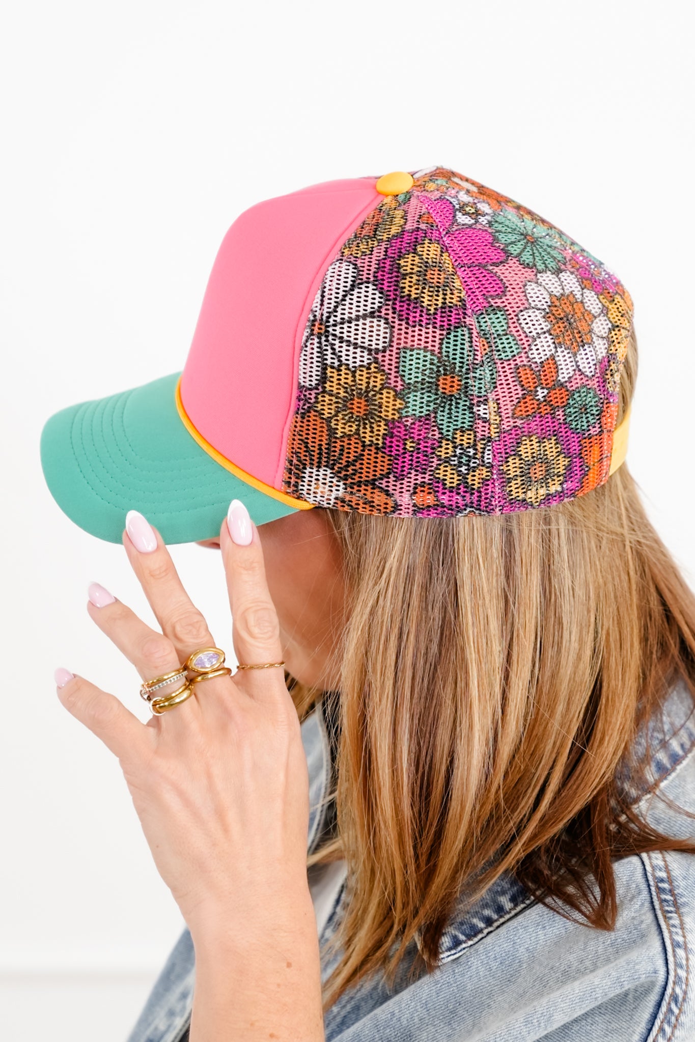 Floral Magna Pony™ Mesh Foam Trucker Hat