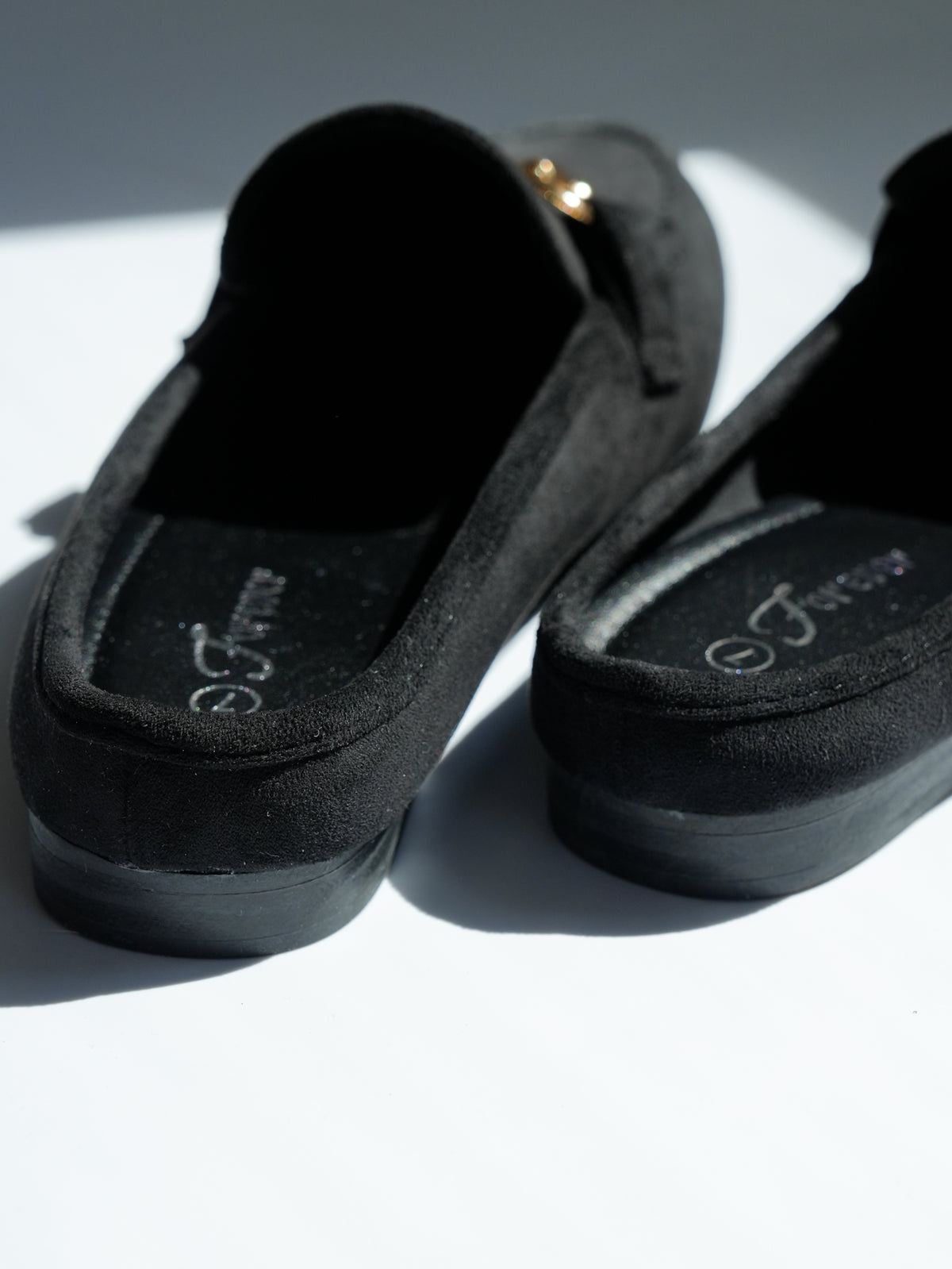 Vegan Suede Slip On Closed Toe Mule - Freckled Poppy