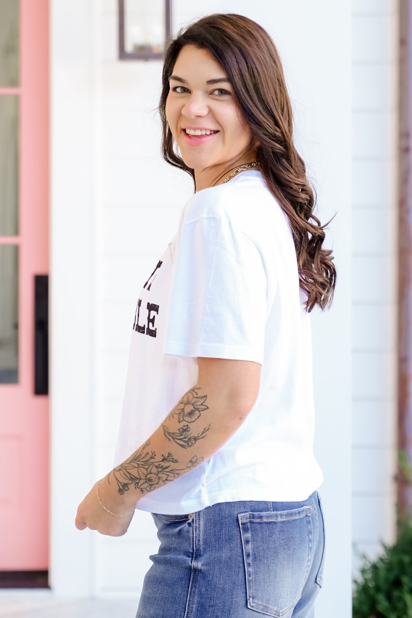 Short Sleeve "Make It A Double" Graphic Mini Tee