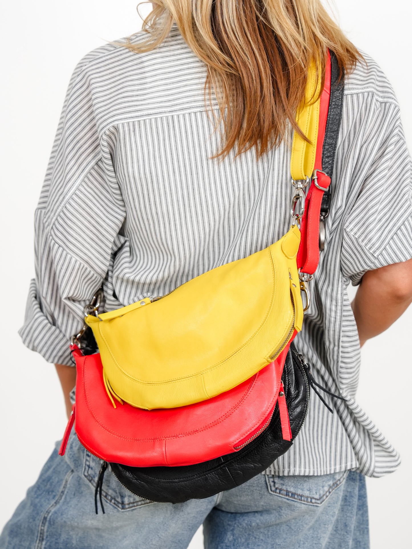 Latico Crosby Leather Sling Bag - Freckled Poppy