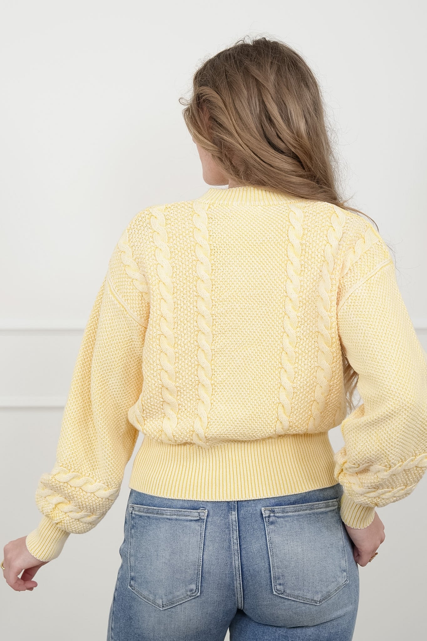 Knit Long Sleeve Button Down Cardigan